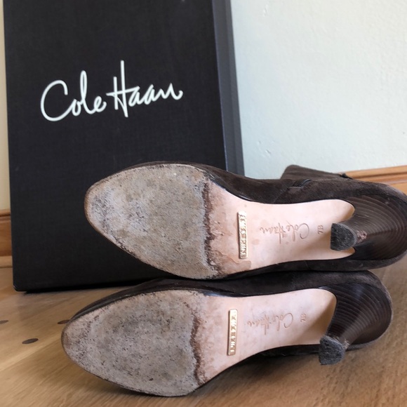 Cole Haan Aliya Air Boot Dark Chocolate suede - Picture 4 of 8